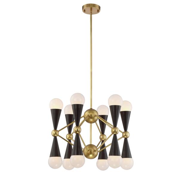 Corrigan Studio Mariya Light Sputnik Modern Linear Chandelier